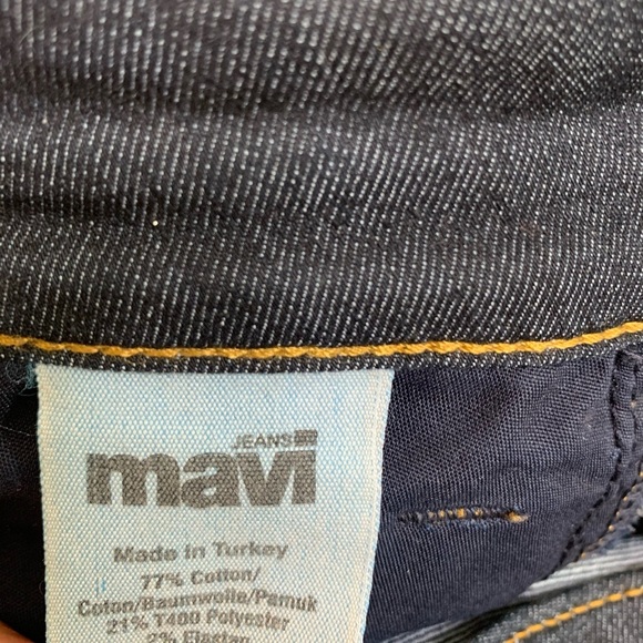 MAVI Alexa Mid Rise Skinny Jeans With Pockets Dark Rinse Denim Blue Size 25/34 - Picture 9 of 13